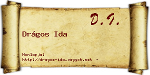 Drágos Ida névjegykártya